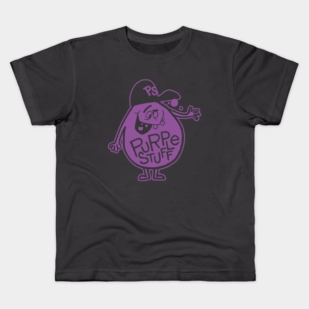 The Purple Stuff Kids T-Shirt by sombreroinc